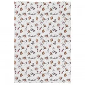 Elf Buddy Faces Tea Towel