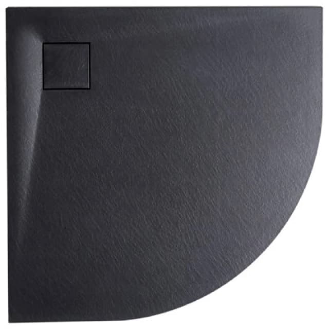 Beliani Shower Tray Paron 800 X 800 X 30 mm Black