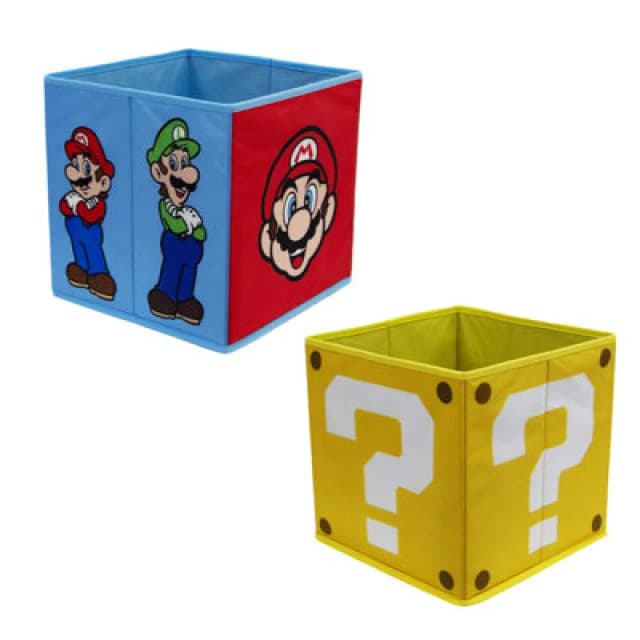 Nintendo Faces 2 Pack Storage Box Multi