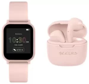 Tikkers Teen Series 10 Pink Smartwatch and Earbud Set