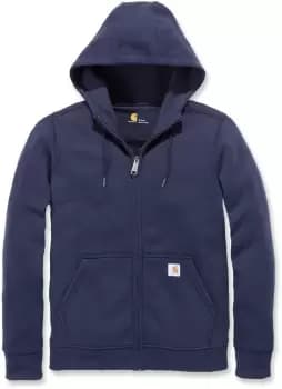 Carhartt Clarksburg Full Zip Ladies Hoodie, blue, Size M for Women, blue, Size M for Women