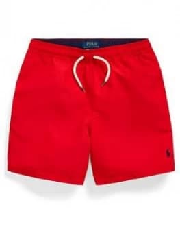 Ralph Lauren Boys Traveler Swim Shorts - Red