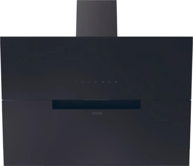 Haier I-Link HADG9CBS4BWIFI WiFi Connected 90cm Angled Chimney Cooker Hood - Black
