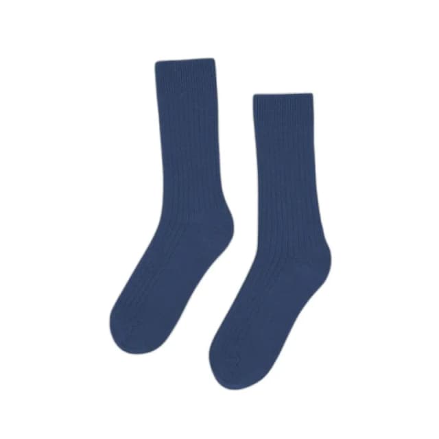 Colorful Standard Football Socks Colorful Standard Petrol Blue Bleu Unisex 36/40