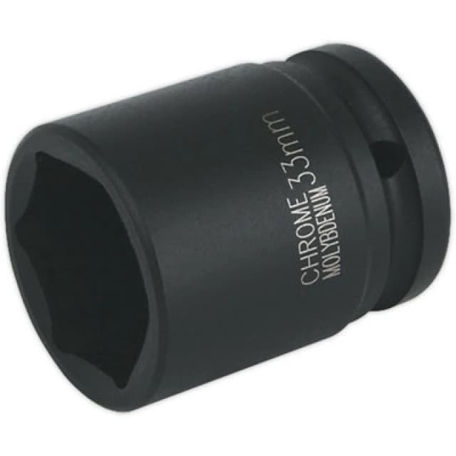 Loops 33mm Forged Impact Socket - 3/4" Sq Drive - Chromoly Impact Wrench Socket Multi