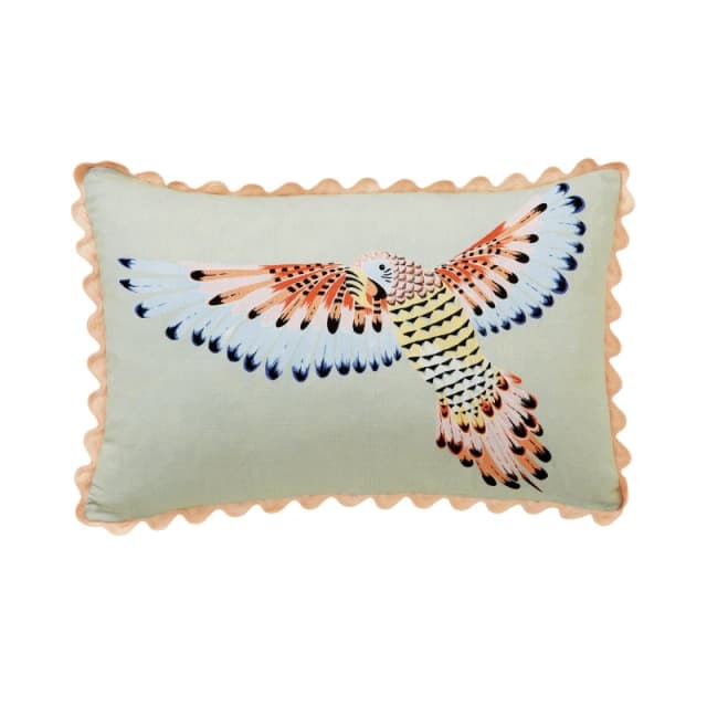 Yvonne Ellen YE Parrot Cushion 60X4 99 Sage unisex One Size