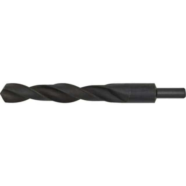 Loops 24.5 x 235mm HSS Roll Forged Blacksmith Drill Bit - Reduced Shank - 150mm Flute Black