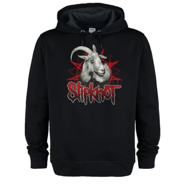 Amplified Amplified Men Goat Slipknot Hoodie in Black Size: X-Small Black XS Male 5063574394147