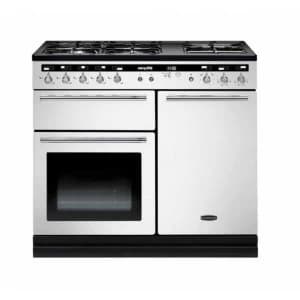 Rangemaster HLT100DFFWHC Hi-LITE 100cm Dual Fuel Range Cooker