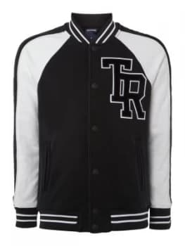 Mens True Religion Collegiate bomber jacket Black