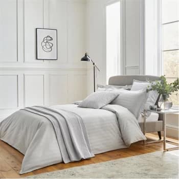 Bedeck of Belfast Adan Duvet Cover - SILVER