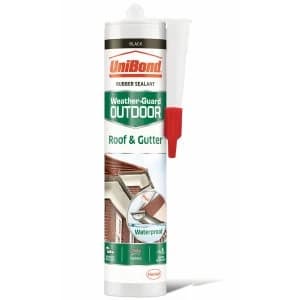 Unibond Roof and Gutter Sealant - 300ml - Black