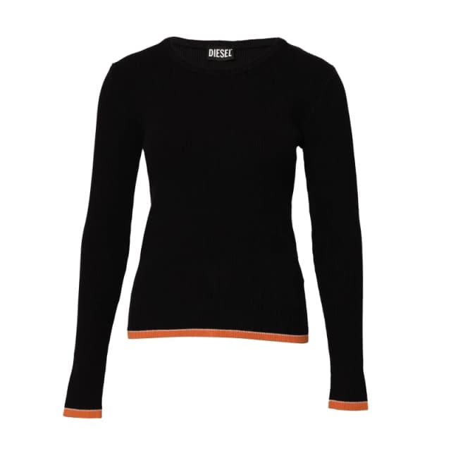 Diesel Womens Arinne Maglia Knitted Hoodie Black female 8