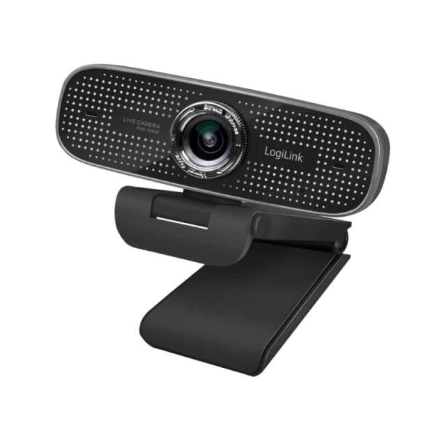LogiLink Conference HD USB webcam. 100°. dual microphone. manual focus