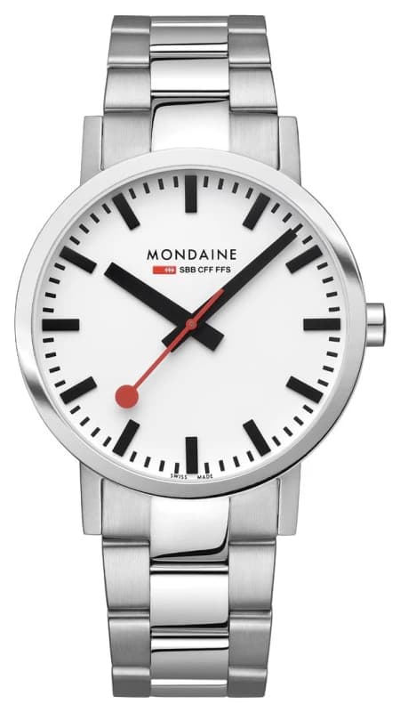 Mondaine A660.30360.11SBJ Mens Classic (40mm) White Dial / Watch