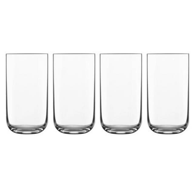 Luigi Bormioli Optima' Soda Lime Glass Hi-Ball Glasses 450ml - Pack of 4 Clear