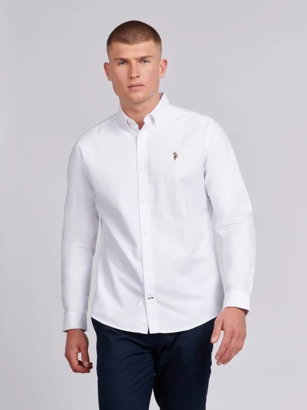 U.S. POLO ASSN. Oxford Shirt White