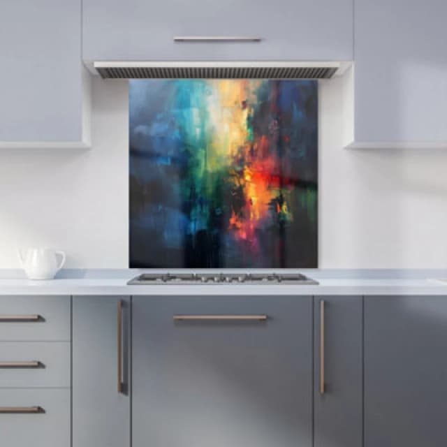 Warren Reed - Designer Cockapoo Dog Face Splashart Tea Towel Multicolor Unisex