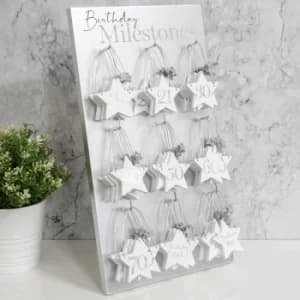Milestones Birthday Wine Charms Display Board