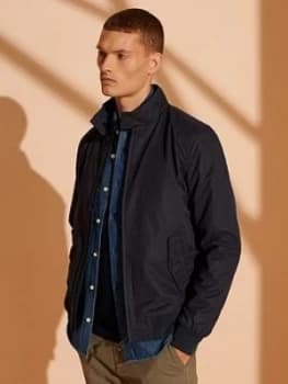 Superdry Iconic Harrington Jacket - Dark Blue Size M Men