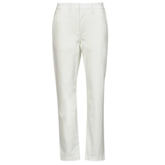 Levis ESSENTIAL CHINO womens Trousers in White