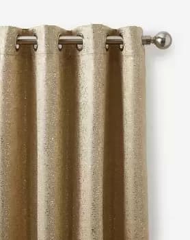 Halo Metallic Eyelet Curtain