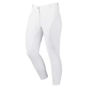Dublin Edge Gel Full Seat Ladies Breeches - White