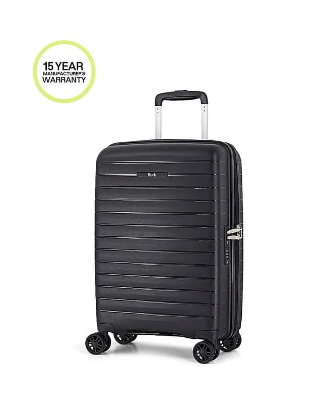 Rock Rock Palma Cabin Suitcase Black - Rock - Size: Cabin Black Cabin SH49801