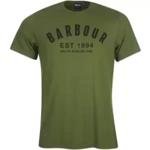 Barbour Mens Ridge Logo Tee Duffle Bag Medium