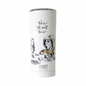 Built V&a 590Ml Double Walled Travel Mug, Alice In Wonderland, Labelled