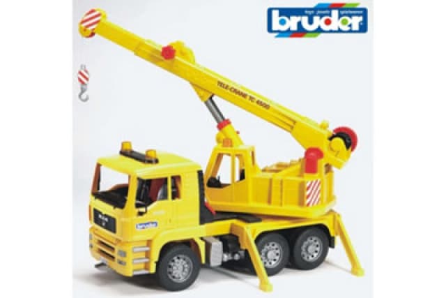 Bruder Bruder 1:16 MAN TGA Crane truck Detailed Vehicle Plastic Toys 01:16 Multi 73748699000