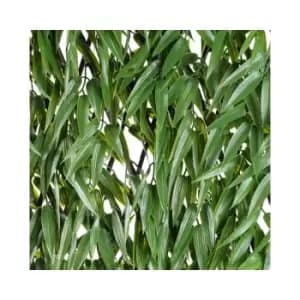 Wonderwal - 100cm x 200cm Artificial Fence Trellis Screening Privacy Garden - Bamboo Leaf
