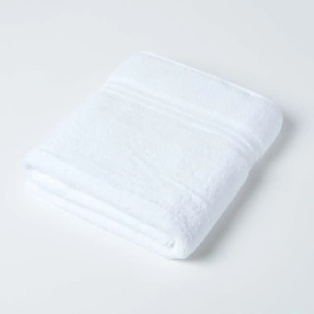 Homescapes Zero Twist Supima Cotton Bath Sheet, White