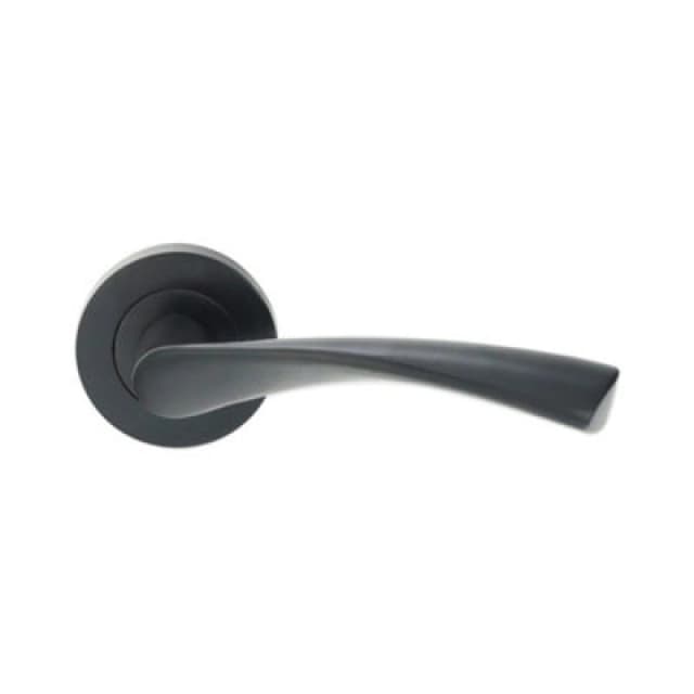 Spira Brass Mercury Lever Door Handle Gun Metal Grey