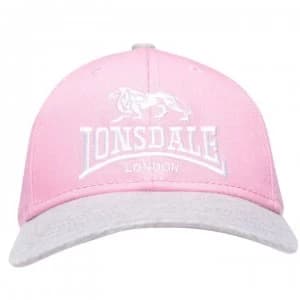 Lonsdale TT Cap Junior - Pink/Grey