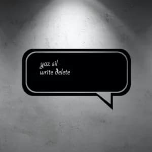 YSS-47 Black Decorative Wall Sticker