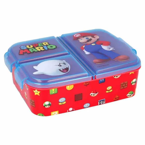 Stor Multi Compartment Sandwich Box Super Mario