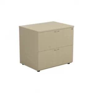 MAPLE DESK HIGH 2 DRAWER SIDE FILER