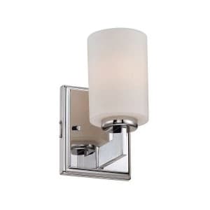 1 Light Small Wall Light - Polished Chrome Finish, G9