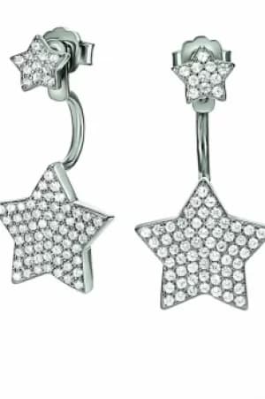 Folli Follie Jewellery Fashionably Silver Flower Blossom Double Chain Necklace JEWEL 5020.3091