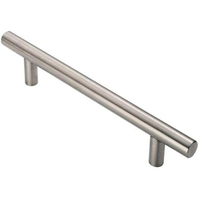 Loops Straight T Bar Pull Handle 775 x 30mm 600mm Fixing Centres Satin Steel Metallics unisex