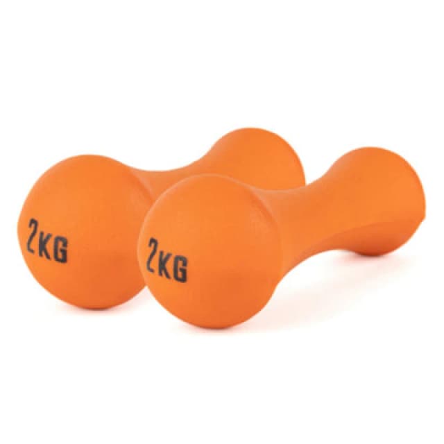 Phoenix Fitness 2Kg Orange Dumbbell Pair For Light Strength Workouts