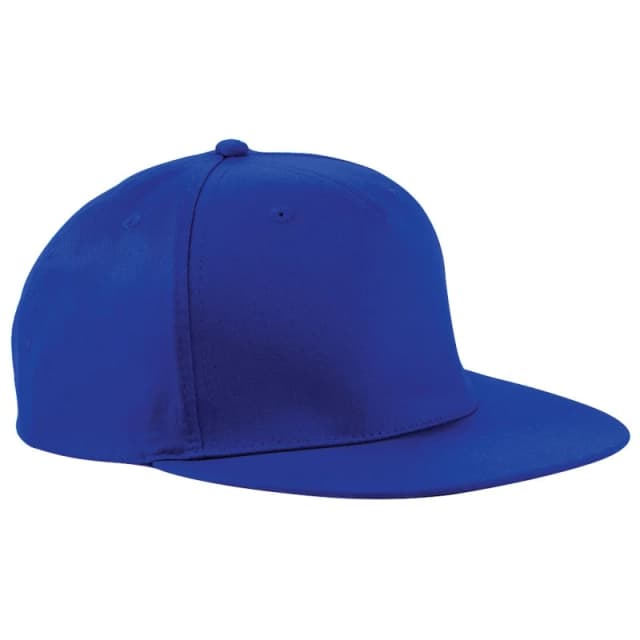 Beechfield Beechfield Men 5 Panel Retro Rapper Cap in Royal Royal One Size Male 5055747801279