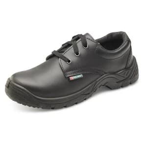 Click Footwear Tie Shoes Smooth Leather Size 9 Black Ref CDDSTS09 Up