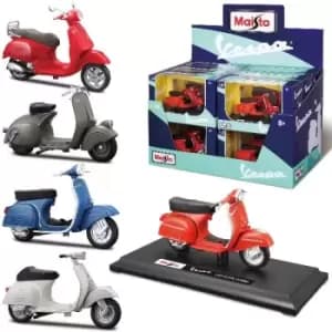 Maisto 1:18 Vespa Scooters Assortment
