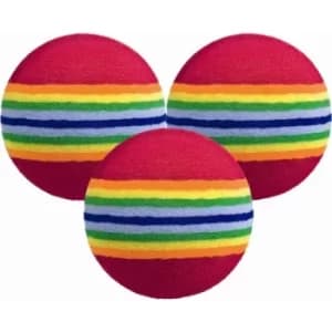 Longridge Foam Ball Multi Coloured 6 Pack Multi