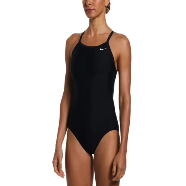 Womens 1 Piece swimsuit Nike Solid Noir Female 40