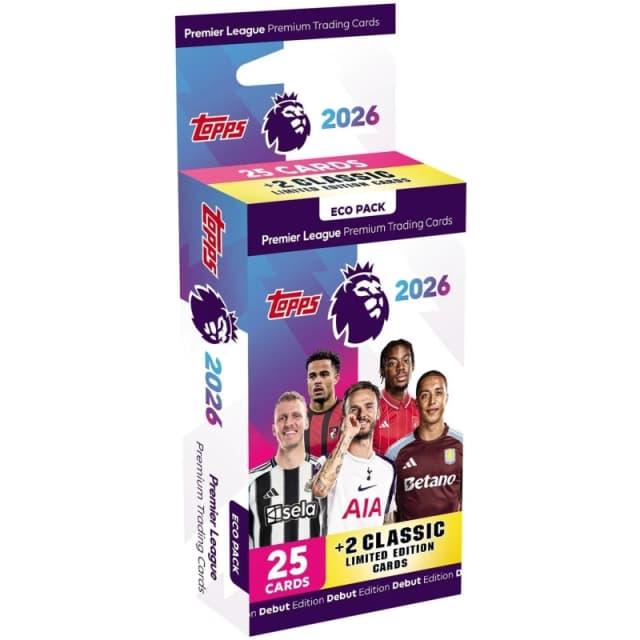 Topps Premier League 2025 - Debut Edition - Eco Pack Eco Box unisex One Size