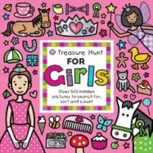 treasure hunt for girls over 500 hidden pictures to search for sort and cou