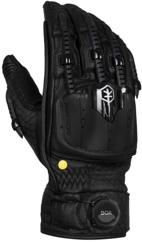 Knox Handroid POD MK5 Motorcycle Gloves, black, Size M for Men